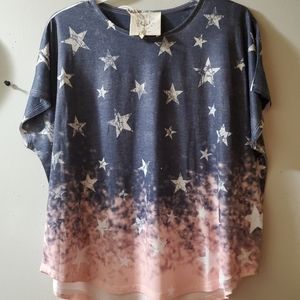 From fantastic Fawn womens tops stars ombre style